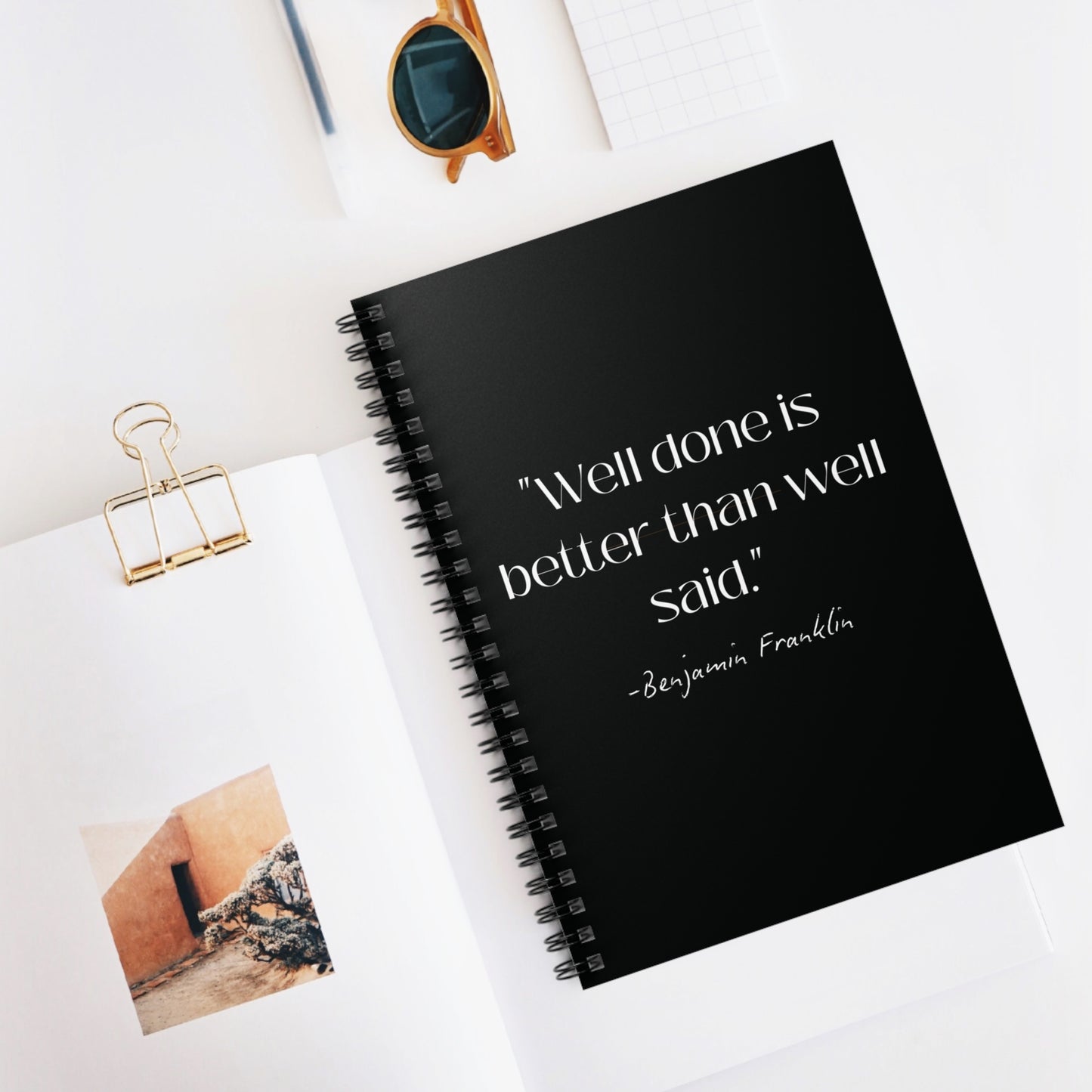 Back to School Inspirational Quote Spiral Notebook - Perfect Gift for Students, Writers, Motivation, Self-Improvement, Journaling